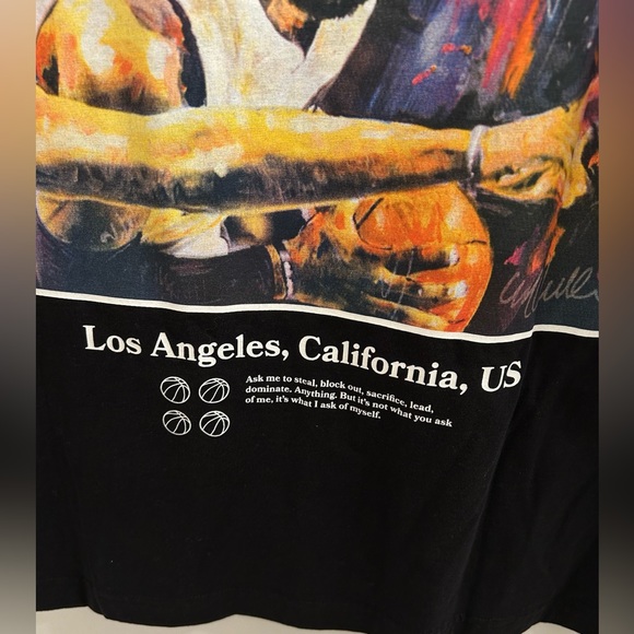 Only & Sons CelebrityIcons Lebron James “King James” Men’s Black T-shirt Sz M - Picture 9 of 12